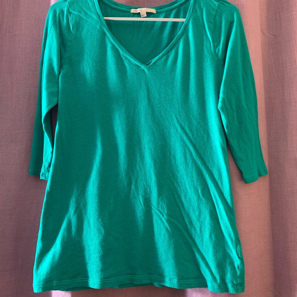 Gap Jade 3/4 Sleeve Shirt